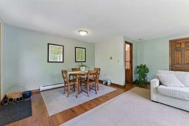 Dining room, Interior, Wood Texture Flooring