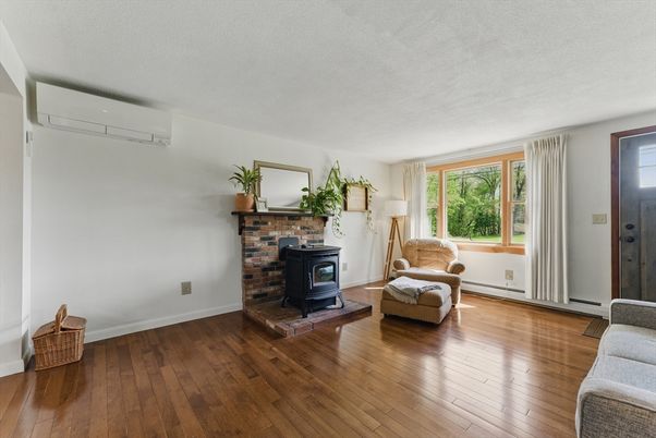 Fireplace, Interior, Wood Texture Flooring