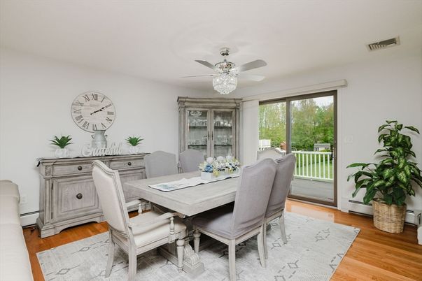 Dining room, Interior, Wood Texture Flooring