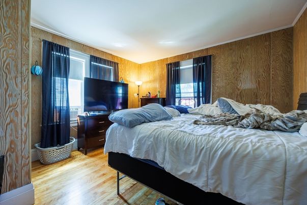 Bedroom, Interior, Wood Texture Flooring
