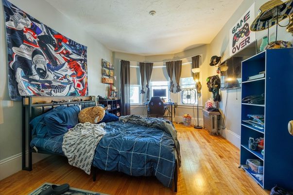 Bedroom, Interior, Wood Texture Flooring