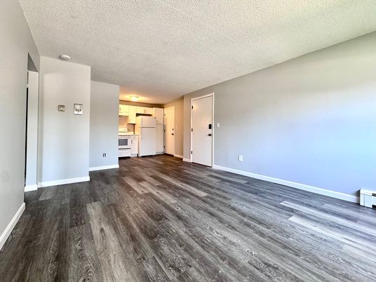 Empty room, Interior, Kitchen, Wood Texture Flooring