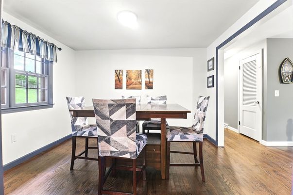 Dining room, Interior, Wood Texture Flooring