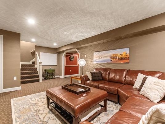 Interior, Living room, Recessed Lighting