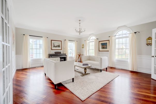 Chandelier, Interior, Living room, Piano, Wood Texture Flooring