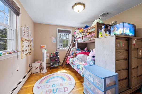 Bedroom, Interior, Wood Texture Flooring