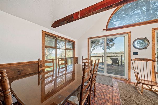 Dining room, Interior, Wooden Beams