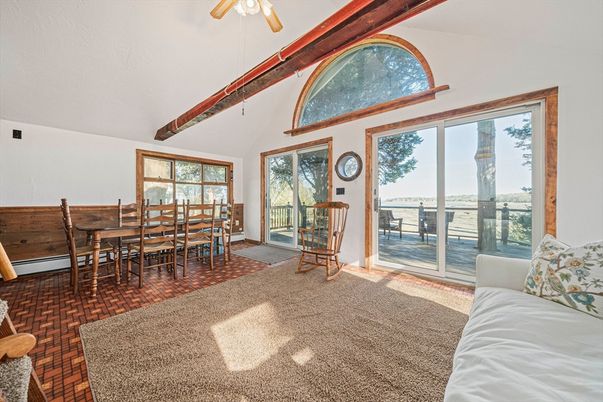 Dining room, Interior, Wooden Beams