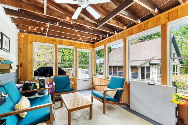 Interior, Sun Room, Wooden Beams, Wooden Ceilings
