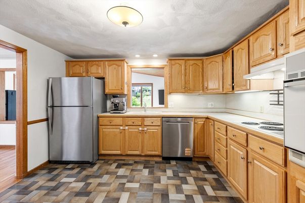 Interior, Kitchen, Recessed Lighting, Stainless Steel Appliances