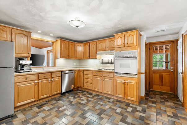 Interior, Kitchen, Recessed Lighting, Stainless Steel Appliances