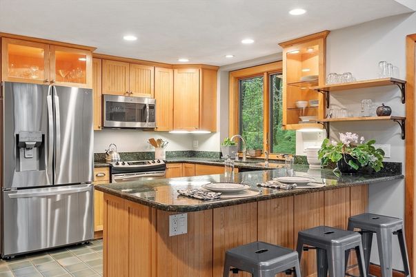Interior, Kitchen, Recessed Lighting, Stainless Steel Appliances