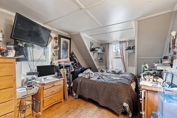 Bedroom, Home Office, Interior, Wood Texture Flooring
