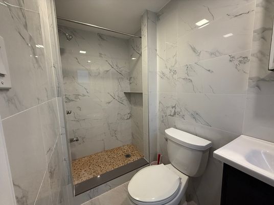 Bathroom, Interior, Marble Walls