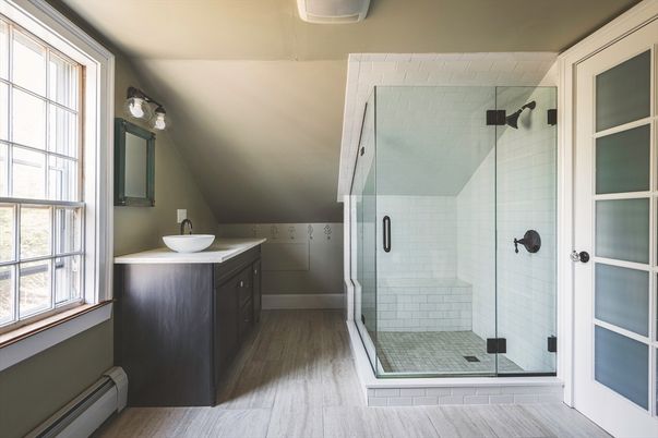 Bathroom, Glass Shower, Interior