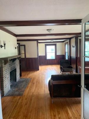 Fireplace, Interior, Wood Texture Flooring