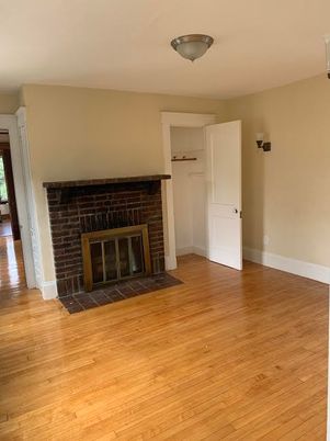 Empty room, Fireplace, Interior, Wood Texture Flooring