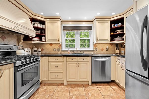Interior, Kitchen, Recessed Lighting, Stainless Steel Appliances