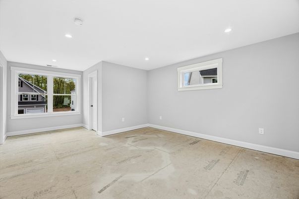 Empty room, Interior, Recessed Lighting