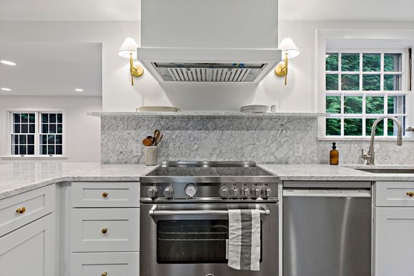 Interior, Kitchen, Recessed Lighting, Stainless Steel Appliances