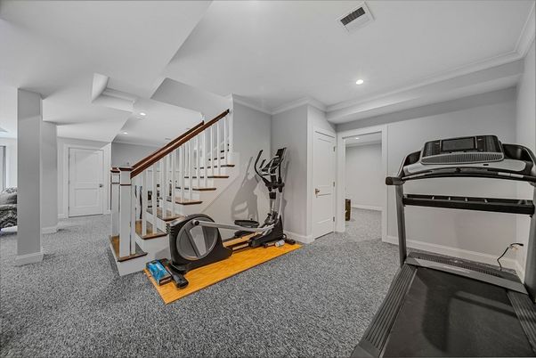 Fitness Equipment, Interior, Recessed Lighting