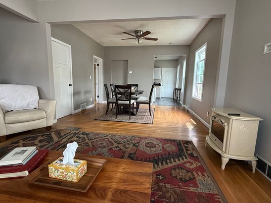 Dining room, Interior, Wood Texture Flooring