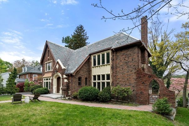 Backyard, Exterior, Facade, Brick Facade, Tudor Revival