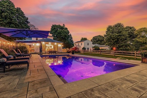 Exterior, Pool, Solar Panels