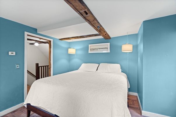 Bedroom, Interior, Wooden Beams, Wood Texture Flooring
