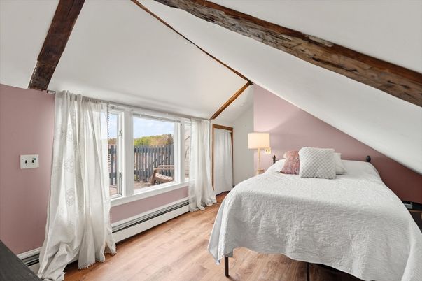 Bedroom, Interior, Wooden Beams, Wood Texture Flooring