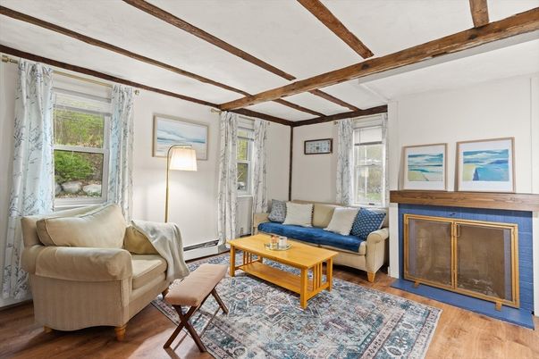 Interior, Living room, Wooden Beams, Wood Texture Flooring