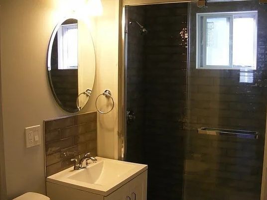 Bathroom, Glass Shower, Interior