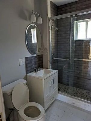 Bathroom, Glass Shower, Interior