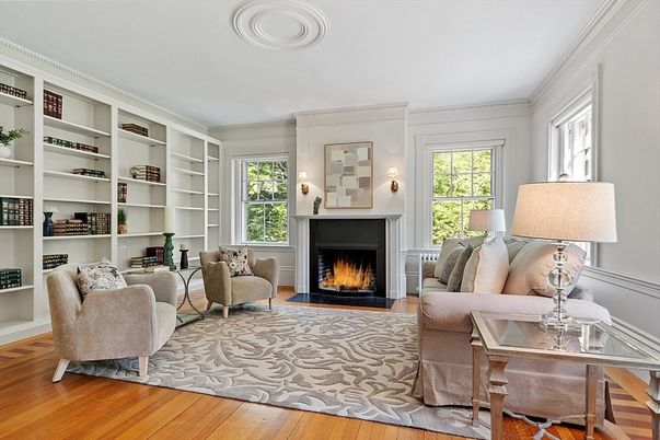 Fireplace, Interior, Living room, Wood Texture Flooring