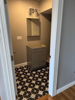 Bathroom, Interior, Wood Texture Flooring