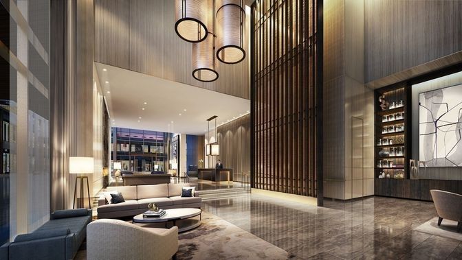 Interior, Living room, Pendant Lights, Recessed Lighting