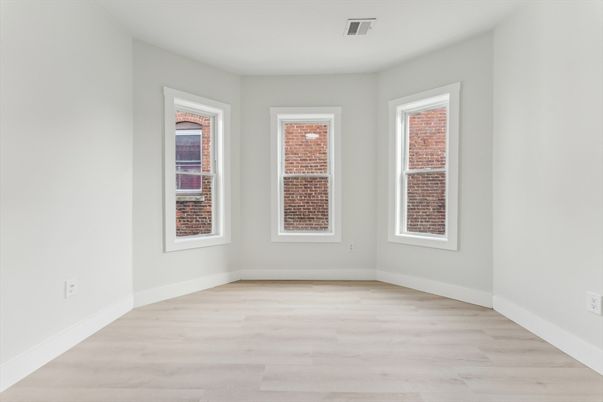 Empty room, Interior, Wood Texture Flooring