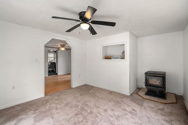 Empty room, Fireplace, Interior, Wood Texture Flooring