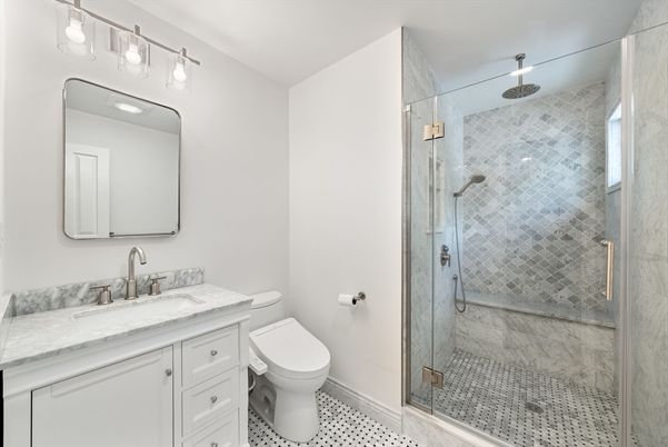 Bathroom, Glass Shower, Interior