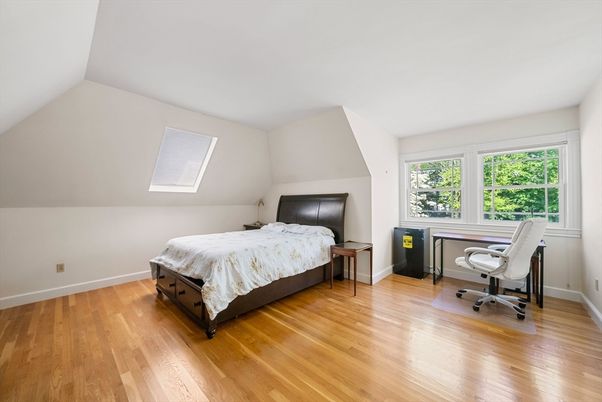 Bedroom, Home Office, Interior, Wood Texture Flooring
