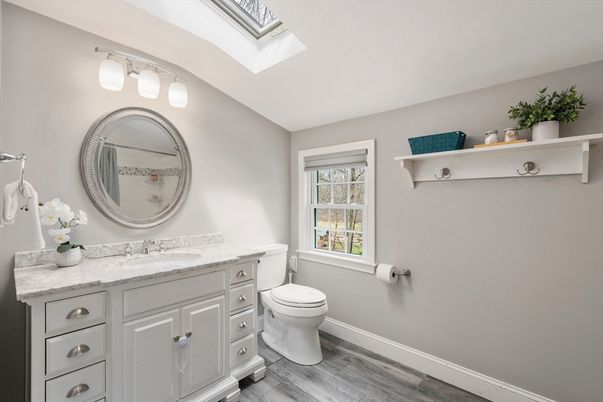 Bathroom, Interior, Wood Texture Flooring