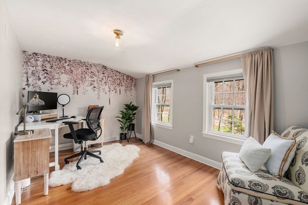 Home Office, Interior, Wood Texture Flooring