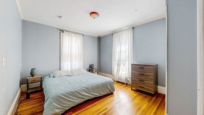 Bedroom, Interior, Wood Texture Flooring