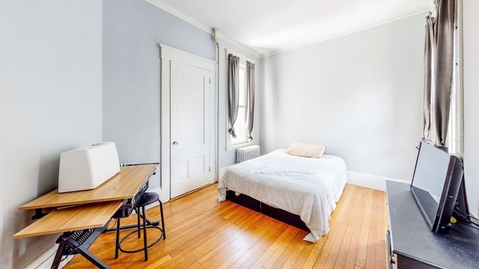 Bedroom, Home Office, Interior, Wood Texture Flooring