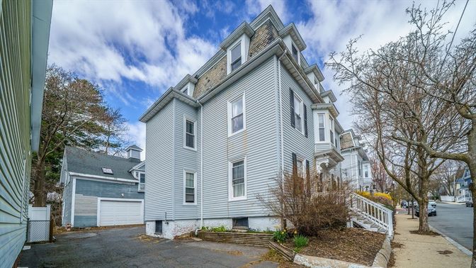 Attached, Detached Garage, Exterior, Facade, Queen Anne Victorian