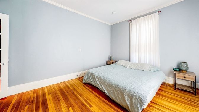 Bedroom, Interior, Wood Texture Flooring