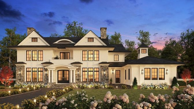 Exterior, Facade, French Provincial