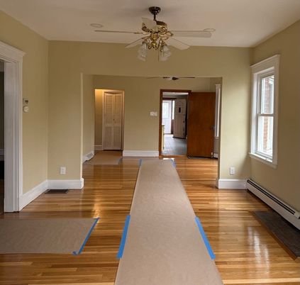 Empty room, Interior, Wood Texture Flooring