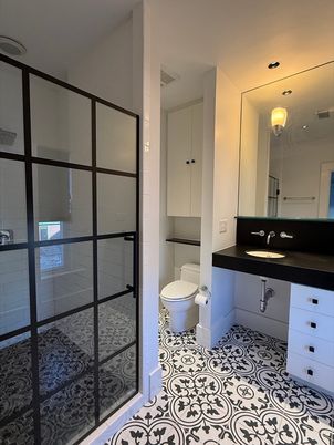 Bathroom, Glass Shower, Interior
