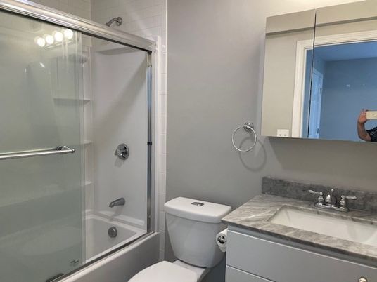 Bathroom, Glass Shower, Interior